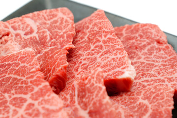 焼肉用のミスジ（国産牛肉）