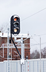 Sygnalizacja kolejowa. Światła informacyjne dla pociągów.