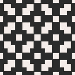 Pattern of identical squares arranged as an example of an ornament.
