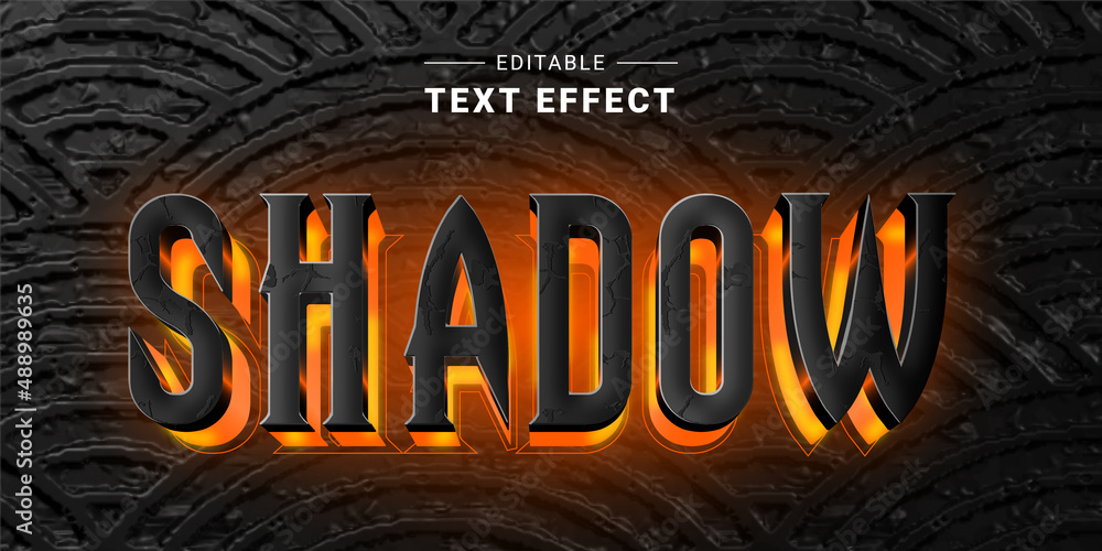 Poster editable text style effect - techno text style theme. cyber technology text style. cyber monday