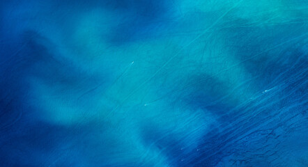 Sea ​​surface pattern aerial view photo from space, planktons, turquoise ocean wallpaper, top view, blue water texture, two boats across, 16:9 ratio wallpaper, Elements of this image furnished by NASA