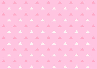 Fototapeta premium 背景 小さい三角パターン ピンク背景