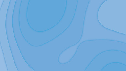 Blue water wave sea lines texture background banner vector illustration. Paper cut background. Template water in origami style.