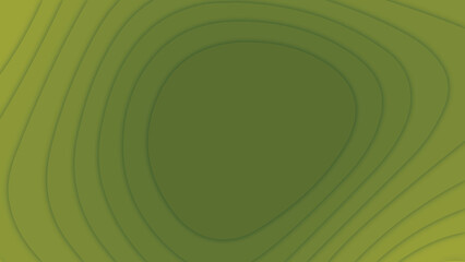 Round shape green abstract background