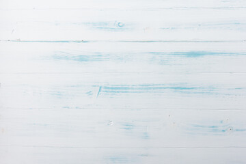 White Blue Wooden Background Texture Board