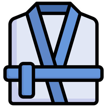 recommend clip art: BATHROBE filled outline icon,linear,outline,graphic,illustration