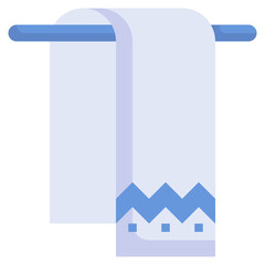 TOWEL flat icon,linear,outline,graphic,illustration