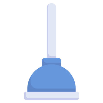 recommend clip art: PLUNGER flat icon,linear,outline,graphic,illustration