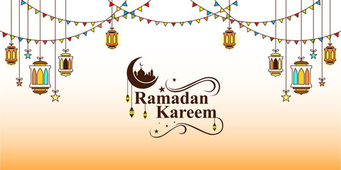 Illustration graphic vector of ramadan kareem, traditional islamic holiday design template