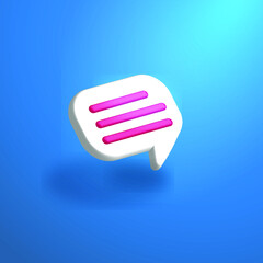 3d bubble icon