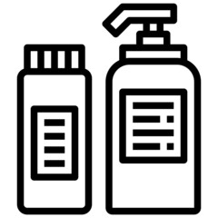 CLEANSER line icon,linear,outline,graphic,illustration