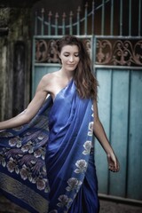 saree model shooting in sri lanka 