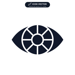 vision icon symbol template for graphic and web design collection logo vector illustration