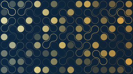 Abstract Geometric Mosaic Background Design, Spots and Metaballs Pattern in Editable Vector Format