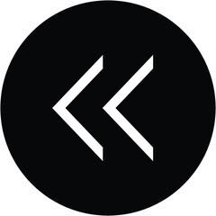 Fototapeta premium left arrow in circle vector illustration, left arrow icon vector in circle, left arrow symbol vector in circle, arrow, for your design needs