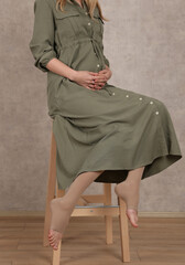 Compression stockings during pregnancy. Varicose veins prevention, Compression tights, relief for...