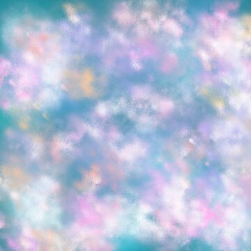 Soft Blue Iridescent Background