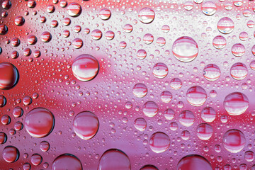Water droplets on glasss as background
