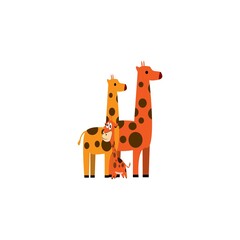 giraffe illustration for wildlife day
