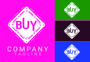 BUY letter new logo and icon design