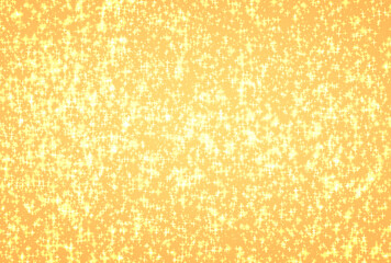 背景素材_イルミネーション_オレンジ