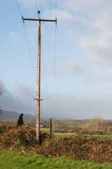 Obraz premium Electric pylons
