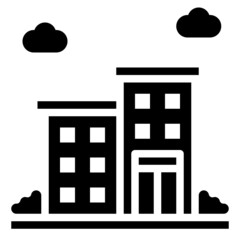 APARTMENT glyph icon,linear,outline,graphic,illustration