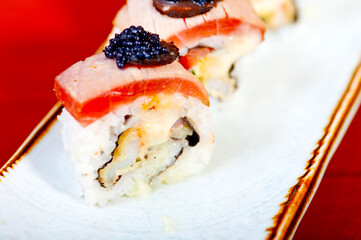 fresh sushi choice combination assortment selection