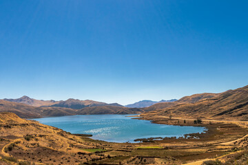 view of the sea and mountains