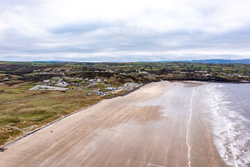 Aerial view of Golf site in Ireland