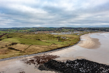 Aerial view of Golf site in Ireland