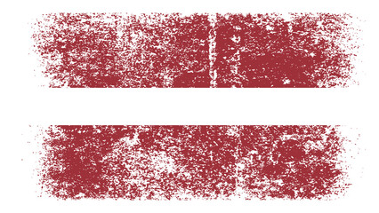 Latvia Flag Distressed Grunge Vintage Retro. Isolated on White Background