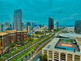 Downtown San Diego City Skyline