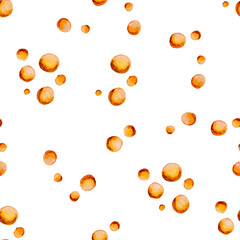 Watercolor polka dot seamless cute kids texture. Baby seamless pattern.