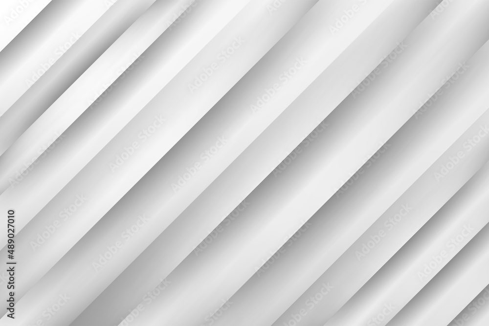 Poster light gray color and abstract geometric white shadow copy space graphic design banner pattern backgr