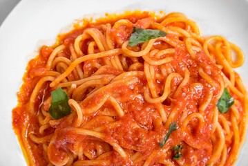 Italian restaurant food