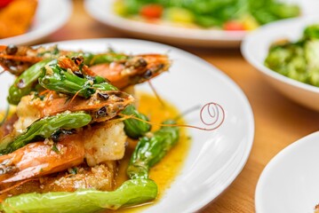 Italian restaurant food