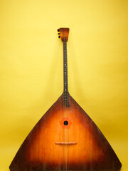 russian folk instrument double bass balalaika