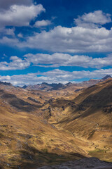 landscape with blue sky