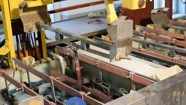 galvanic baths for electrolytic copper plating printed circuit board