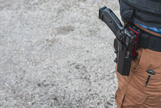 cz shadow I pistol in holster