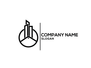 Real Estate, Building and Construction Vector Logo Design