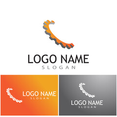 Gear Logo Template vector icon illustration design