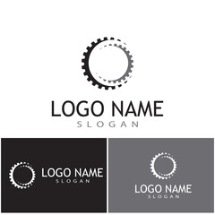 Gear Logo Template vector icon illustration design