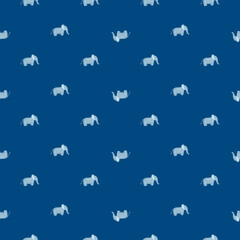 Elephant cute seamless pattern. Background with kids toy.