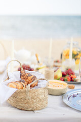 breakfast on the beach