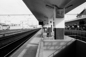 Train Station Platform on a lazy Sunday