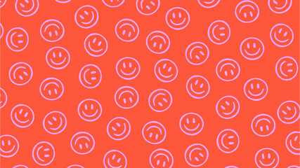 Happy Smiley Face Pattern