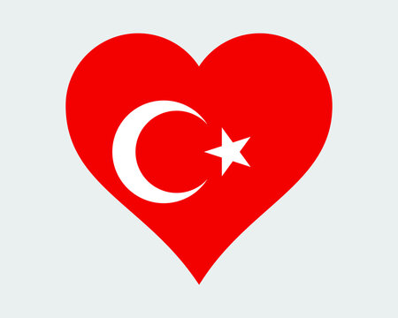 recommend clip art: Turkey Heart Flag. Turkish Turk Love Shape Country Nation National Flag. Republic of Turkey Banner Icon Sign Symbol. EPS Vector Illustration.