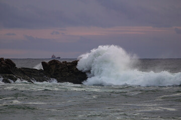 Storm on the coast